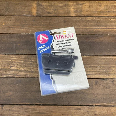 Vintage Advent Chain Anti Chain Suck Device NOS Aligner Guard 1990s MTB Black A6 - Image 1 of 4