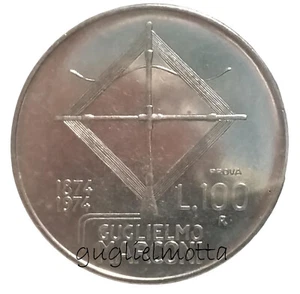 ITALIENISCHE REPUBLIK 100 LIRE 1974 GUGLIELMO MARCONI PROOF ACMONITAL - Bild 1 von 4