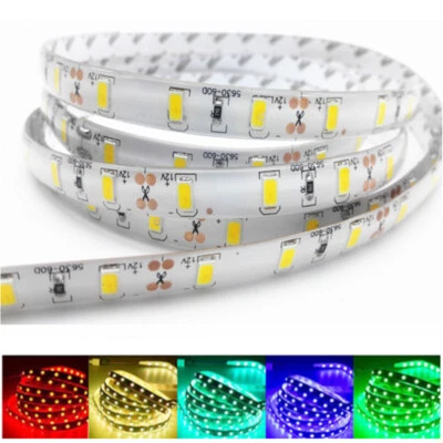 1M 5M IP65 Waterproof LED Strip Light 5630 SMD DC12V 60Leds/M 5730 Bar Flexible  - Image 1 of 2
