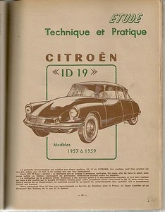 AUTOTECHNISCHE ZEITSCHRIFT 156 RTA 1959 CITROEN ID 19 ID19 MODELL 1957 1958 1959 - Bild 1 von 3