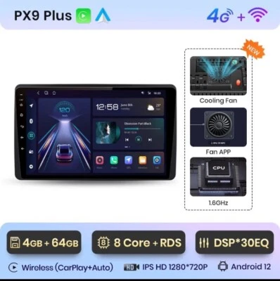 Autoradio Für Dacia Duster-Renault Arkana 2019-2023 4G+64GB Carplay Wireless - Bild 1 von 4