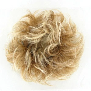 hair bun scrunchie Light Copper Blond with Light Blond Highlights 17:27t613 - Picture 1 of 2