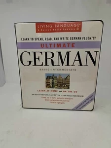 Ultimatives Deutsch Schlank Sprechen Lesen Schreiben Fließend 4 Kassetten Buch Lebendige Sprache - Bild 1 von 5