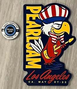 Pear Jam Los Angeles Forum Sticker Pin Button 7.05.22 - Bild 1 von 1