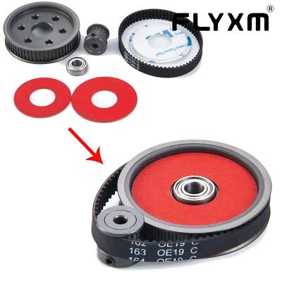 FLYXM 3.17mm/5mm Belt Drive Transmission Gear for 1:10 RC SCX10II 90046 Gearbox - Image 1 of 4