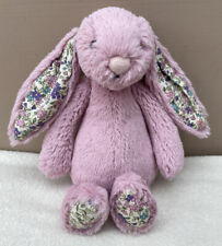Jellycat Small Tulip Blossom Bashful Bunny Soft Toy Tiny Pink Baby Comforter