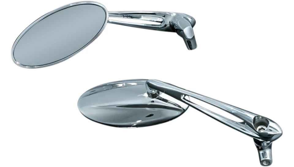 ESPEJOS RETROVISORES KURYAKYN TRIDENTE CABEZA DE PALA HARLEY DYNA SOFTAIL SPORTSTER TOURING Foto 1 de 1