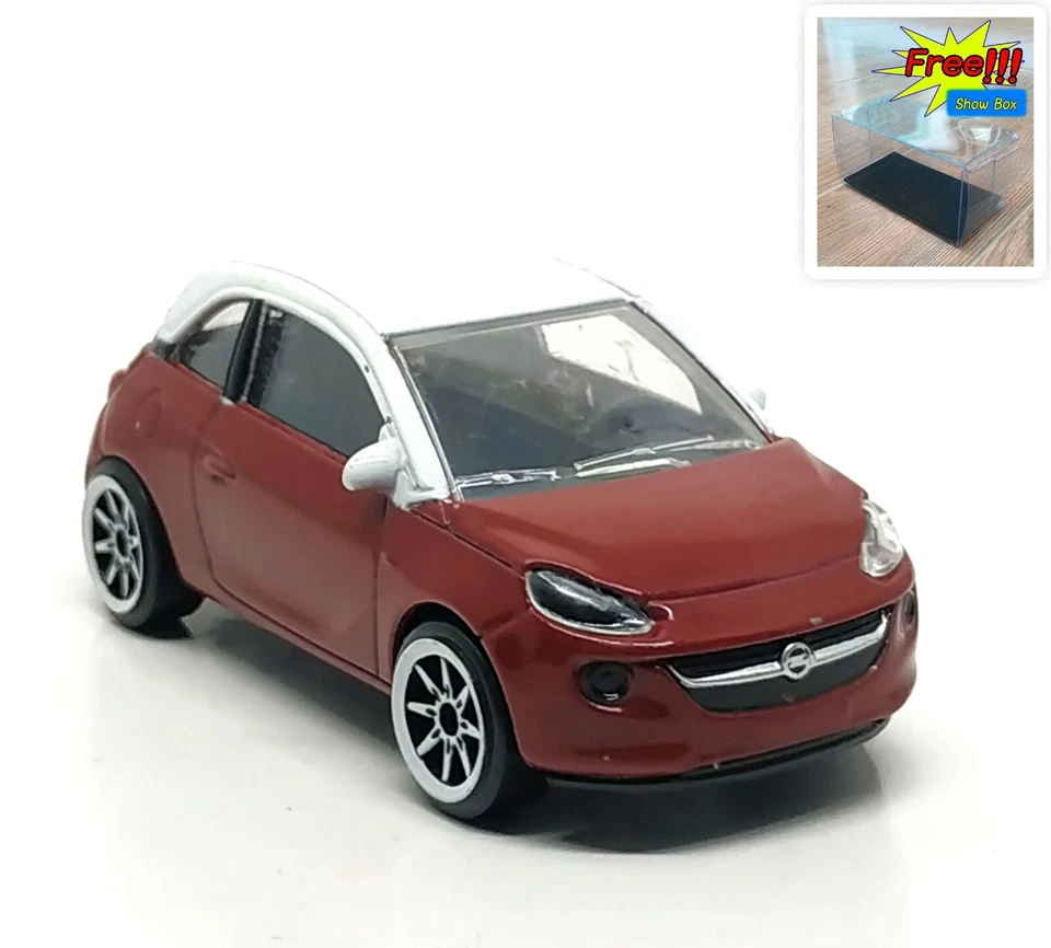Majorette OPEL Adam Dark Red / White Roof - Wheel 8S White 1:55 (3") no Package - Image 1 of 4
