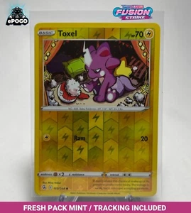 Toxel 105/264 Reverse Holo Pokemon TCG: Fusion Strike Card MINT SHIPPED TODAY - Picture 1 of 2