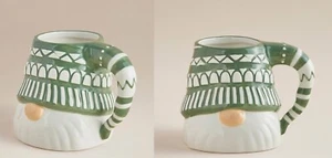 NEW Set of 2 CHRISTMAS GONK GNOME TROLL Shaped Ceramic Mugs Cups - Picture 1 of 3