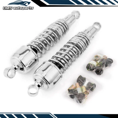 Chrome 13" Suspension Rear Shocks for Harley Road King Touring Street Tour Glide Foto 1 de 4