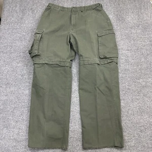 Boy Scouts Cargo Pants Mens 38 Green Convertible Switchback BSA Hiking VTG - Picture 1 of 15