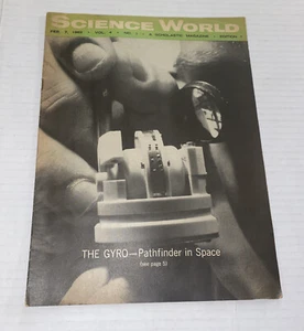 Vintage 1960s Science World Magazine Gyro Pathfinder February 1962 Chrysler AD - Picture 1 of 6