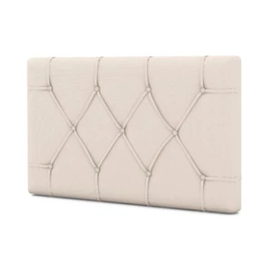 Soft Fabric Upholstered Elegant Headboard For Twin Size Bed w/ Adjustable Height - Picture 1 of 10