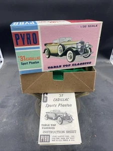 Vintage 1/32 PYRO '31 CADILLAC SPORT PHAETON C344-79 NEW OLD STOCK NIB 1965 - Picture 1 of 4