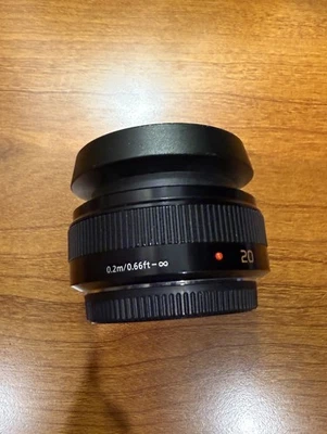 Panasonic Lumix G 20mm f/1.7 II Aspherical AF G Lens (Black) - Image 1 of 4