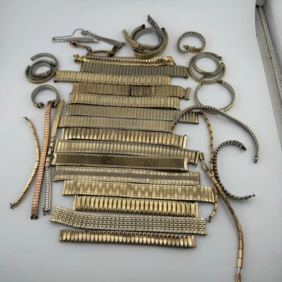 527 克镀金废带和 RGP 顶级手表表带珠宝表带 批量 适用于熔体 — 第 1/4 张图片