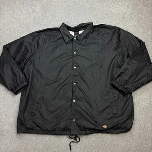 Dickies Jacket Adult 2XL XXL Black Chore Work Wear Bomber Lined Coat Mens* - Picture 1 of 9