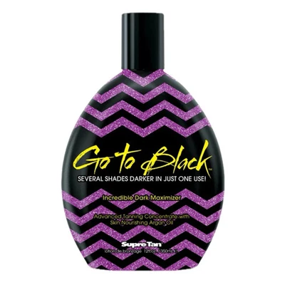Supre Tan Go To Black Incredible Dark Sunbed Tanning Maximizer Lotion Cream SALE - Image 1 of 2