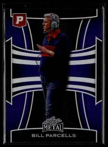 2025 Leaf Metal Pristine Auction #42 Bill Parcells Prismatic Purple /15 - Bild 1 von 2