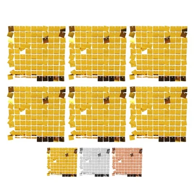］6pcs Shiny Wall Backdrop Sequin Wall Panels Glitter Panels Decoration - Image 1 of 4