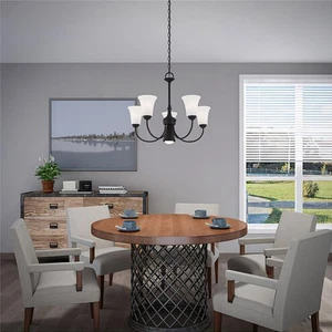 Livex Lighting Ridgedale 6 Light English Bronze Dinette Chandelier  - Picture 1 of 5