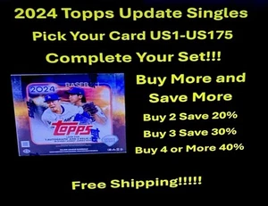 2024 Topps Update Series Base Cards (US1 - US175) - You Pick - Complete Your Set - Picture 1 of 5