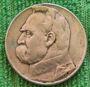 POLEN 1936 5 ZL / ZLOTYCH SILBERMÜNZE 11,00 g., 0,750 Silber 0,2652 oz. - Bild 1 von 2