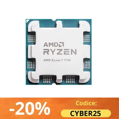 AMD Ryzen 7 7700 CPU Tray AM5 3.8GHz 8Core 16Thread L3 Cache 32MB Sockel  - Bild 1 von 4