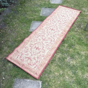 Vintage Laura Ashley Home Malmaison Runner Rug 67 x 220cm Large Sized Decor - Picture 1 of 24