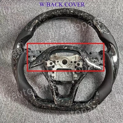 Cuero forjado de fibra de carbono para volante Honda Accord 10ª generación con moldura 18+ Foto 1 de 4