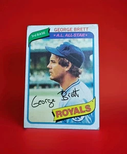 1980 Topps Baseball Card Kansas City Royals George Brett Hof #450 Vtg Vg- - Picture 1 of 2