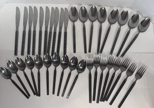 MARIA GRANDE POSATE VINTAGE INOX FORCHETTA FLOREALE COLTELLO CUCCHIAIO A SCELTA - Foto 1 di 1