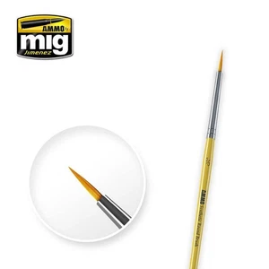 Ammo 3/0 Synthetic Round Brush, #AMIG8611 - Picture 1 of 1