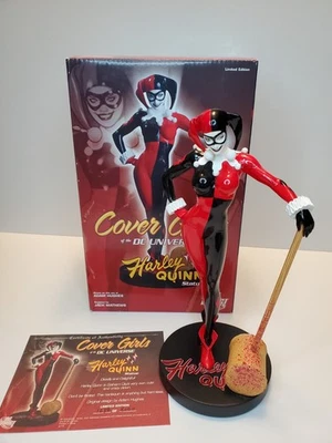 DC Direct Cover Girls of the DC Universe Harley Quinn Estatua #1631/8000 Primera Edición Foto 1 de 4