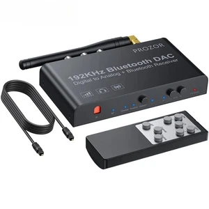 192kHz Digital zu Analog Wandler mit Fernbedienung Bluetooth-kompatibel DAC Digital - Bild 1 von 11