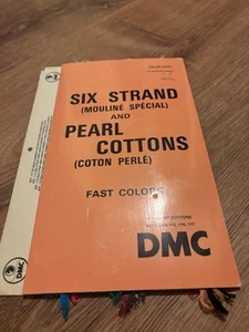 DMC Six Strand & Perle Cotton Color Card W 200A / 6th Edition - Picture 1 of 3