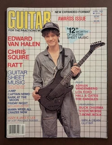 Guitar For The Practicing Musician Magazine - 1985 - Eddie Van Halen - No Poster - Imagen 1 de 14