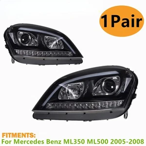 For Mercedes Benz ML350 ML500 2005-2008 LED DRL Headlights Assembly Set 1 Pair  - Bild 1 von 6