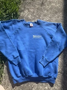 90s Vintage Walden Soft wear Computer Tech Sweatshirt Size XL - Picture 1 of 3