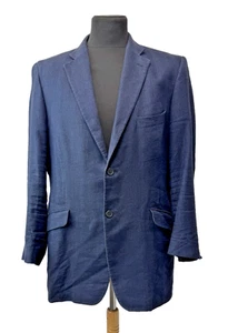 New & Lingwood Men’s Tailored Fit Suit Blazer Navy Size 42 - Picture 1 of 10
