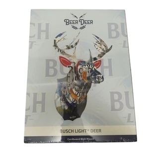 Bierhirsch - Busch Light - Bierhirsch Pappwandhalterung - Sonderedition - Neu - Bild 1 von 3