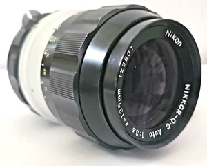Nikon NIKKOR-Q.C Auto 135mm F/3.5 Non-Ai Lens No. 123801 VG - Picture 1 of 7