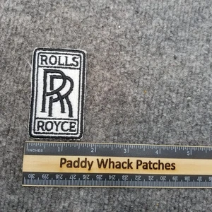 Vintage Rolls Royce Patch Car Auto 80s Automobile L4b - Picture 1 of 2