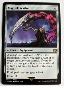 MTG - Magitek Scythe - Free P+P - Bild 1 von 2