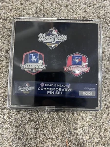 2025 World Series Pin Set Dodgers vs Blue Jays New In Case #’d  8/2025 FREE SHIP - Picture 1 of 1