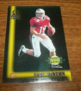 1999 Pacific Omega Gridiron Masters Chicago Bears Football Card #8 Cade McNown - Picture 1 of 2