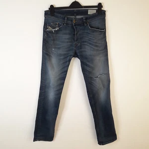 Diesel Mens Jeans 32x32 Blue Darron Regular Slim Tapered Stretch Italy W32 L32 - Picture 1 of 18