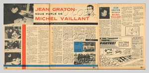 1963 DOKUMENT ZEICHNER COMIC JEAN GRATIN MICHEL VAILLANT 3 Seiten - Bild 1 von 1