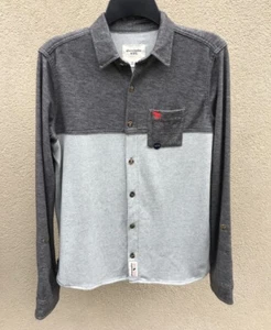 ABERCROMBIE KINDER JUNGEN SHIRT Gr. 15/16 grau NEU authentische Elchtasche - Bild 1 von 6